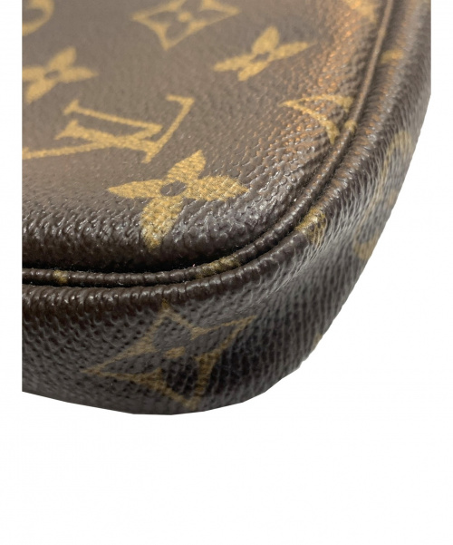 LOUIS VUITTON（ルイ ヴィトン）LOUIS VUITTON (ルイヴィトン) ミニポシェット ブラウン モノグラム M58009 FL0035の古着・服飾アイテム