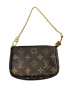 LOUIS VUITTON (ルイヴィトン) ミニポシェット ブラウン モノグラム M58009 FL0035：42800円