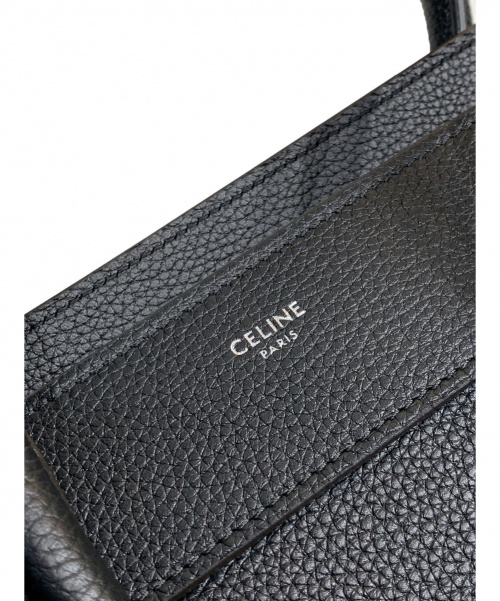 CELINE（セリーヌ）CELINE (セリーヌ) ハンドバッグ ブラック ラゲージの古着・服飾アイテム