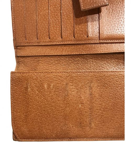 GUCCI（グッチ）GUCCI (グッチ) 2つ折り財布 ブラウン GGキャンバス 120931 213313の古着・服飾アイテム