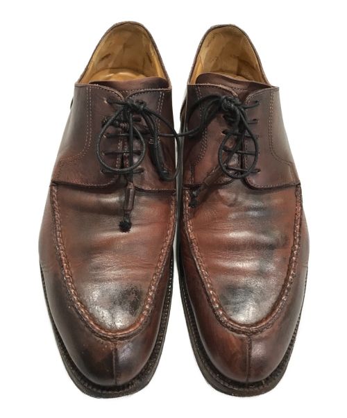 BRANCHINI CALZOLERIA（ブランキーニ カルツォレリア）BRANCHINI CALZOLERIA (ブランキーニ カルツォレリア) Uチップシューズ ブラウン サイズ:7の古着・服飾アイテム