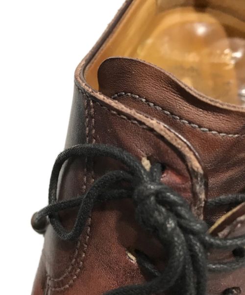 BRANCHINI CALZOLERIA（ブランキーニ カルツォレリア）BRANCHINI CALZOLERIA (ブランキーニ カルツォレリア) Uチップシューズ ブラウン サイズ:7の古着・服飾アイテム