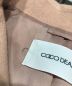 中古・古着 COCODEAL (ココディール) ウールトレンチデザインコート ピンク サイズ:2：3500円