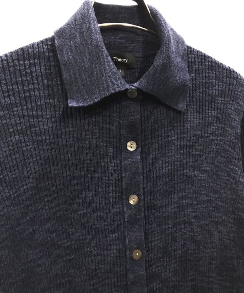 theory（セオリー）theory (セオリー) Fine Slub Rib Shirt Dress ネイビー サイズ:Ｓの古着・服飾アイテム