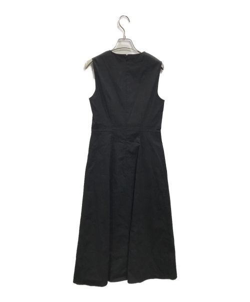 theory（セオリー）theory (セオリー) 23SS Eco Crunch Wash Seamed Crew NK DR(エコクランチウォッシュシームクルーネックドレス) ブラックの古着・服飾アイテム