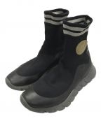 FENDIフェンディ）の古着「FFロゴワッペンハイソックスブーツ」｜ブラック