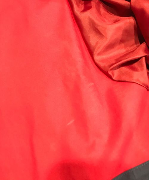 Burberry's（バーバリー）Burberry's (バーバリーズ) 金釦裏地ロゴ刺繍コットンステンカラーコート レッド サイズ:9の古着・服飾アイテム