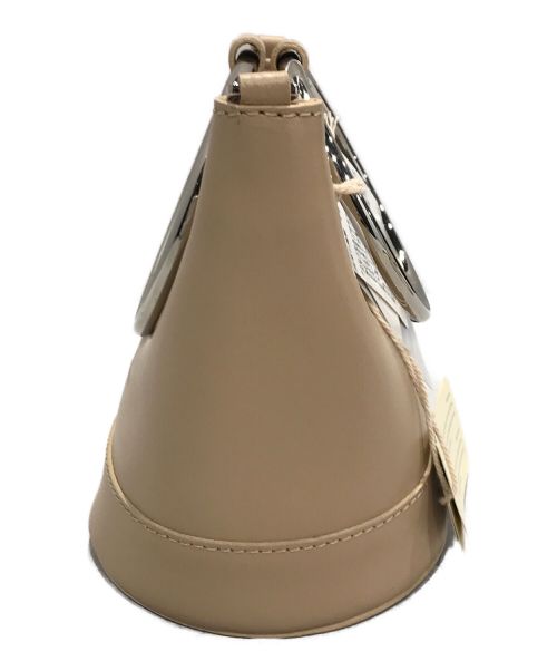 CHRISTIAN VILLA（クリスチャンヴィラ）CHRISTIAN VILLA (クリスチャンヴィラ) 2WAY巾着ショルダーバッグ ベージュの古着・服飾アイテム