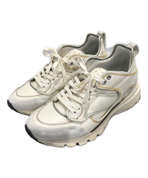 OAMC（オーエーエムシー）OAMC (オーエーエムシー) Auroraレザースニーカー アイボリー サイズ:43の古着・服飾アイテム