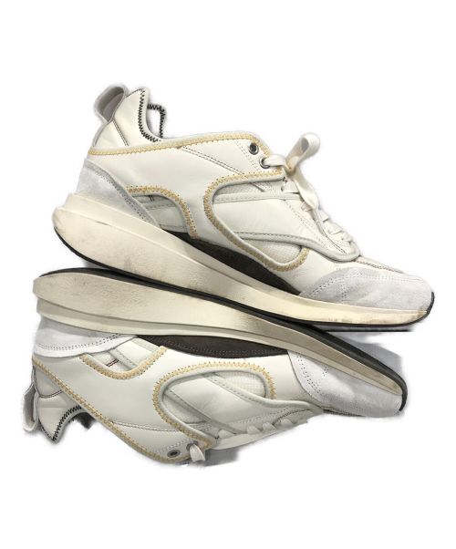 OAMC（オーエーエムシー）OAMC (オーエーエムシー) Auroraレザースニーカー アイボリー サイズ:43の古着・服飾アイテム