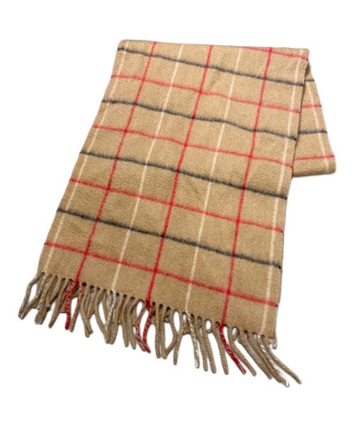 Burberry's（バーバリーズ）Burberry's (バーバリーズ) 英国製カシミヤマフラー ブラウンの古着・服飾アイテム