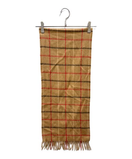 Burberry's（バーバリーズ）Burberry's (バーバリーズ) 英国製カシミヤマフラー ブラウンの古着・服飾アイテム