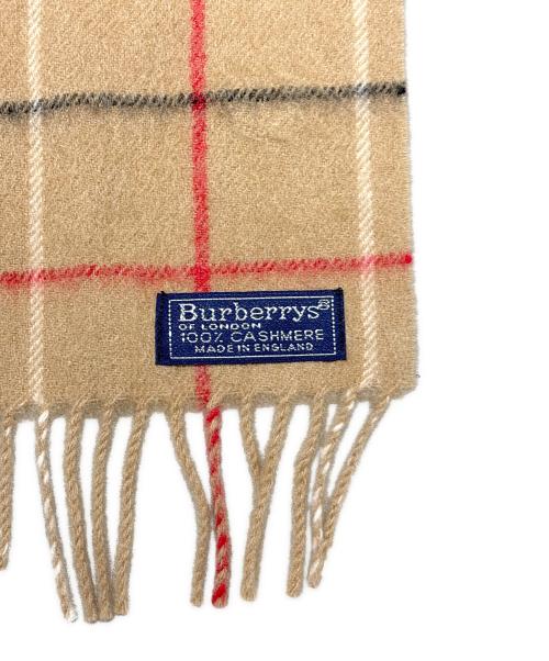 Burberry's（バーバリーズ）Burberry's (バーバリーズ) 英国製カシミヤマフラー ブラウンの古着・服飾アイテム