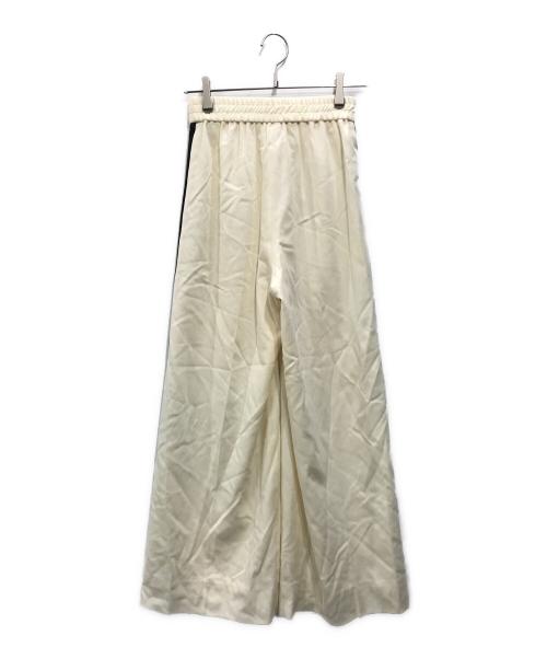 Whim Gazette（ウィムガゼット）Whim Gazette (ウィムガゼット) ウールワイドラインパンツ アイボリー サイズ:Freeの古着・服飾アイテム