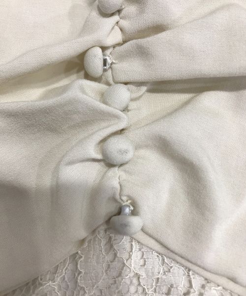 eimy istoire（エイミーイストワール）eimy istoire (エイミーイストワール) 23SS ハートネックレースマーメイドワンピース アイボリー サイズ:Sの古着・服飾アイテム