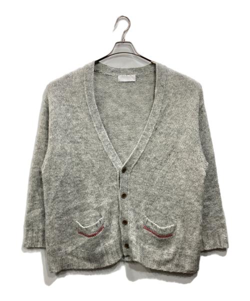 NEON SIGN（ネオンサイン）NEON SIGN (ネオンサイン) Ne QUILTED MOHAIR CARDIGAN グレー サイズ:48の古着・服飾アイテム