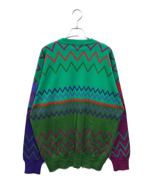 GIANNI VERSACE（ジャンニ・ヴェルサーチ）GIANNI VERSACE (ジャンニヴェルサーチ) ニット グリーン サイズ:52の古着・服飾アイテム