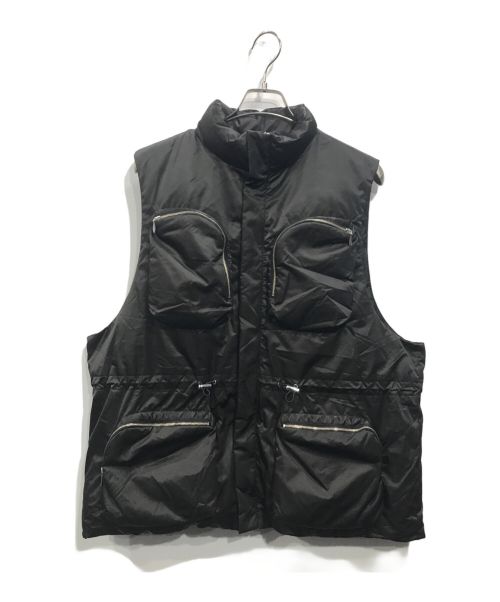 M TO R（ムウトアール）M TO R (ムウトアール) WSIZE PADDED VEST UNISEX ブラック サイズ:40の古着・服飾アイテム