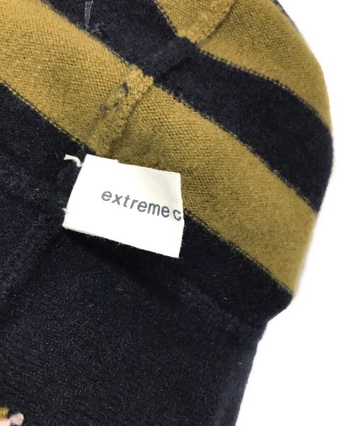 extreme cashmere X（エクストリーム カシミア）extreme cashmere X (エクストリーム カシミア) ハット ネイビーの古着・服飾アイテム