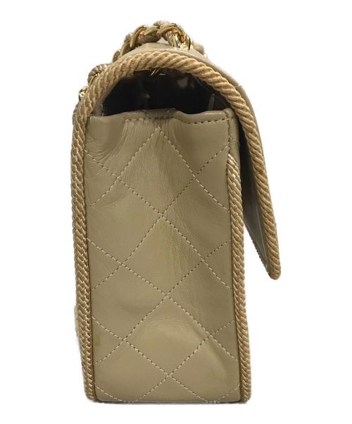 CHANEL（シャネル）CHANEL (シャネル) ココマークマトラッセ チェーン ハンドバッグ ベージュの古着・服飾アイテム