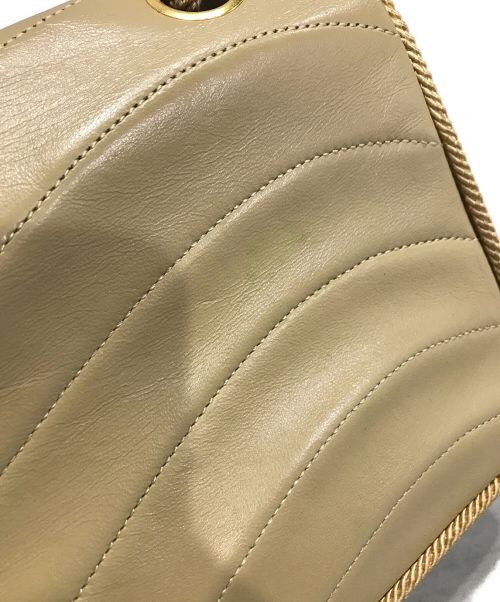 CHANEL（シャネル）CHANEL (シャネル) ココマークマトラッセ チェーン ハンドバッグ ベージュの古着・服飾アイテム