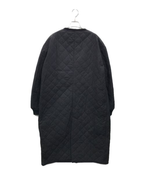 R&D.M.Co-OLDMAN'S TAILOR（オールドマンズテーラー）R&D.M.Co-OLDMAN'S TAILOR (オールドマンズテイラー) キルティングロングコート ブラック サイズ:S 未使用品の古着・服飾アイテム