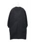 R&D.M.Co-OLDMAN'S TAILOR (オールドマンズテイラー) キルティングロングコート ブラック サイズ:S 未使用品：37000円