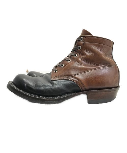 WHITE'S BOOTS（ホワイツブーツ）WHITE'S BOOTS (ホワイツブーツ) セミドレスブーツ ブラック×ブラウン サイズ:26.5㎝の古着・服飾アイテム