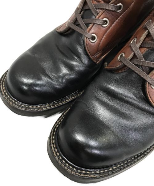 WHITE'S BOOTS（ホワイツブーツ）WHITE'S BOOTS (ホワイツブーツ) セミドレスブーツ ブラック×ブラウン サイズ:26.5㎝の古着・服飾アイテム