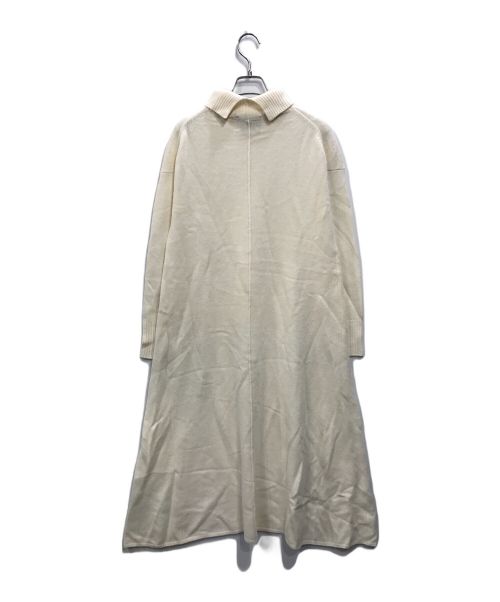 SEVEN TEN by MIHO KAWAHITO（セブン テン バイ ミホ カワヒト）SEVEN TEN by MIHO KAWAHITO (セブン テン バイ ミホ カワヒト) Aラインタートルニットドレス ベージュ サイズ:Sの古着・服飾アイテム