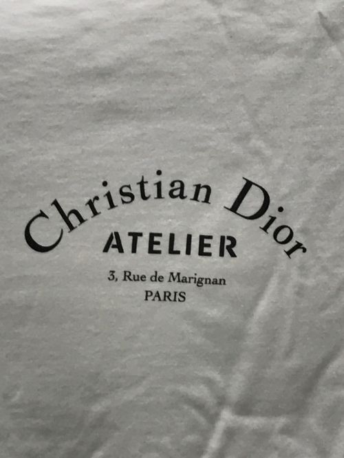 Christian Dior（クリスチャン ディオール）Christian Dior (クリスチャン ディオール) ATELIER LOGO TEE アトリエロゴTシャツ ホワイト サイズ:XXSの古着・服飾アイテム