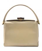 GUCCIグッチ）の古着「オールドバンブーハンドバッグ」｜ベージュ