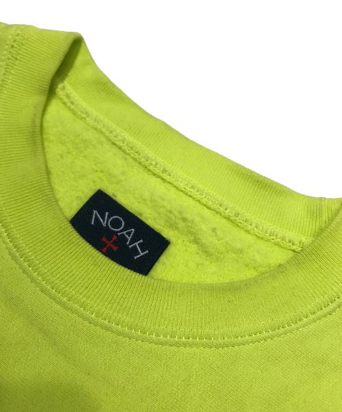 Noah（ノア）Noah (ノア) Argyle Applique Sweatshirt イエロー サイズ:Ｓの古着・服飾アイテム