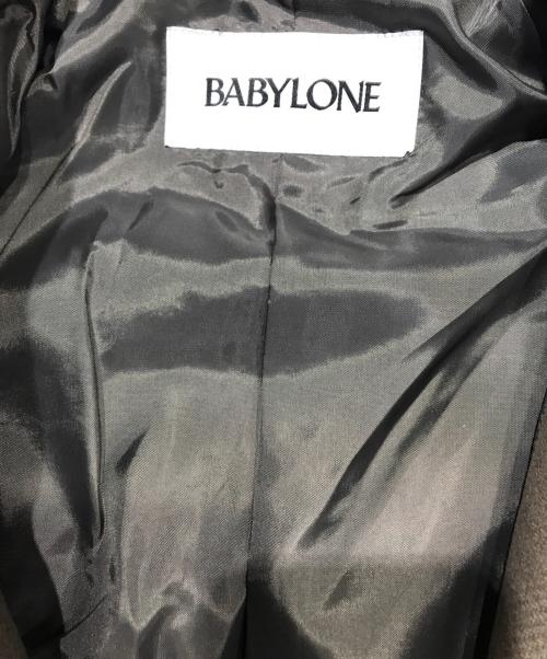 BABYLONE（バビロン）BABYLONE (バビロン) ウール混ステンカラーコート ブラウン サイズ:Freeの古着・服飾アイテム