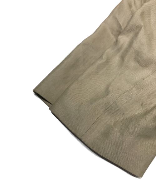 THIRD MAGAZINE（サードマガジン）THIRD MAGAZINE (サードマガジン) リネン混ショートスリーブジャケット ベージュ サイズ:9の古着・服飾アイテム