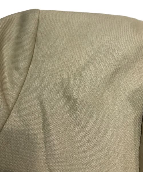 THIRD MAGAZINE（サードマガジン）THIRD MAGAZINE (サードマガジン) リネン混ショートスリーブジャケット ベージュ サイズ:9の古着・服飾アイテム