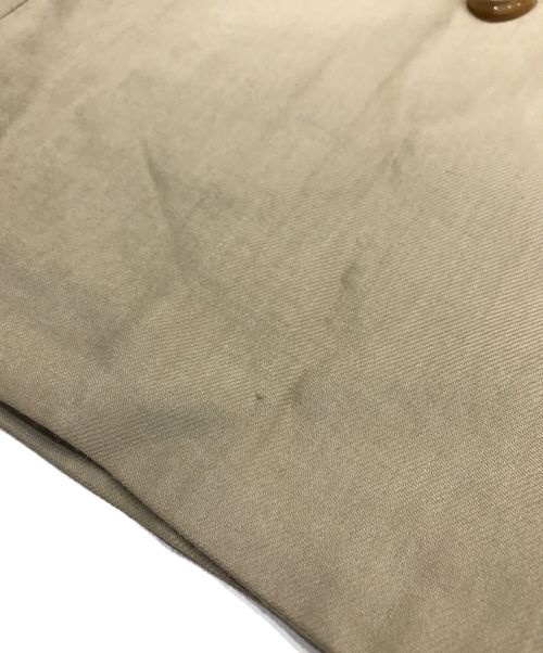 THIRD MAGAZINE（サードマガジン）THIRD MAGAZINE (サードマガジン) リネン混ショートスリーブジャケット ベージュ サイズ:9の古着・服飾アイテム