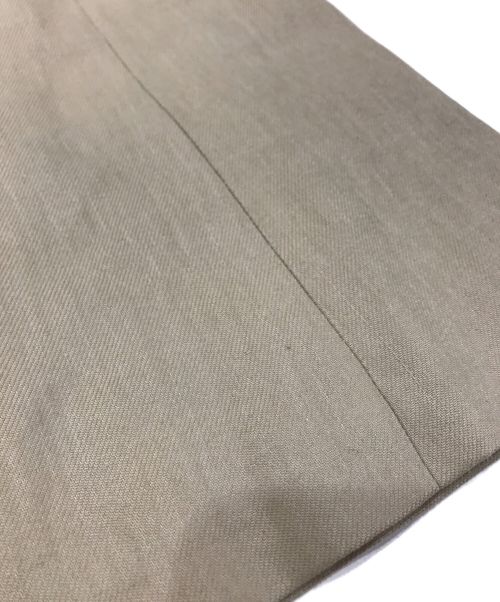 THIRD MAGAZINE（サードマガジン）THIRD MAGAZINE (サードマガジン) リネン混ショートスリーブジャケット ベージュ サイズ:9の古着・服飾アイテム