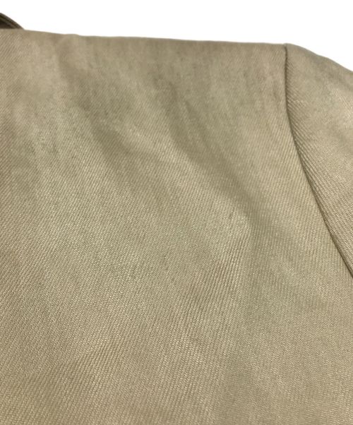 THIRD MAGAZINE（サードマガジン）THIRD MAGAZINE (サードマガジン) リネン混ショートスリーブジャケット ベージュ サイズ:9の古着・服飾アイテム