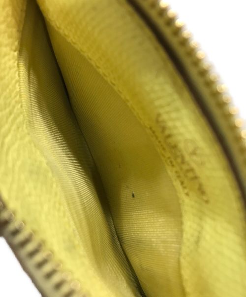 VALENTINO（ヴァレンティノ）VALENTINO (ヴァレンティノ) カードケース イエローの古着・服飾アイテム