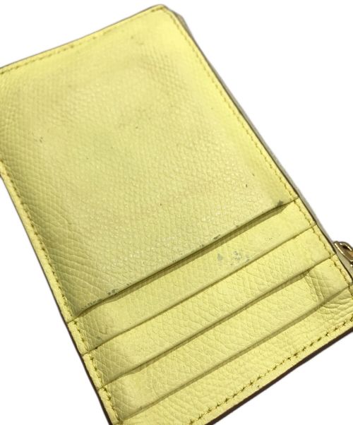 VALENTINO（ヴァレンティノ）VALENTINO (ヴァレンティノ) カードケース イエローの古着・服飾アイテム