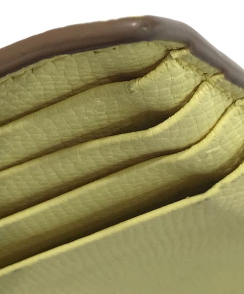 VALENTINO（ヴァレンティノ）VALENTINO (ヴァレンティノ) カードケース イエローの古着・服飾アイテム