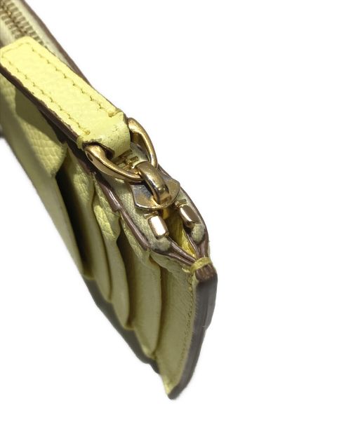 VALENTINO（ヴァレンティノ）VALENTINO (ヴァレンティノ) カードケース イエローの古着・服飾アイテム