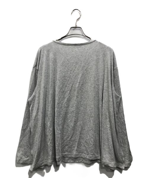 LE PHIL（ル フィル）LE PHIL (ル フィル) Vネックライトジャージー グレー サイズ:Fの古着・服飾アイテム