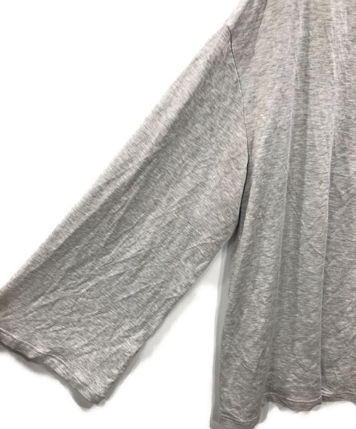 LE PHIL（ル フィル）LE PHIL (ル フィル) Vネックライトジャージー グレー サイズ:Fの古着・服飾アイテム