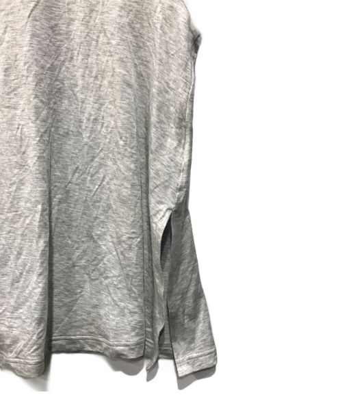 LE PHIL（ル フィル）LE PHIL (ル フィル) Vネックライトジャージー グレー サイズ:Fの古着・服飾アイテム