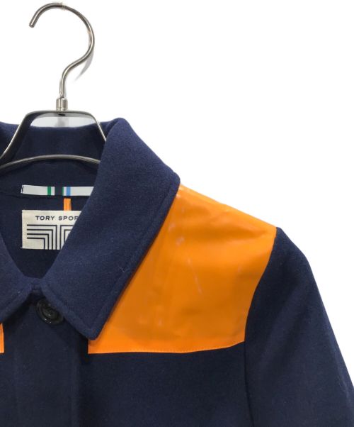 TORY BURCH（トリーバーチ）TORY BURCH (トリーバーチ) メルトンコート ネイビー サイズ:Ｓ 未使用品の古着・服飾アイテム