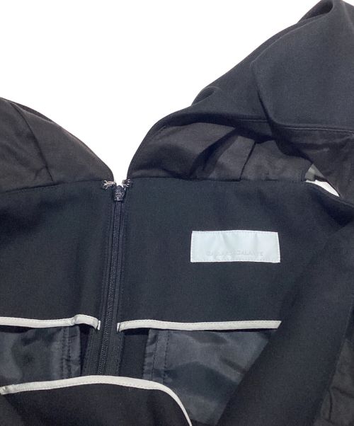 GALLARDA GALANTE（ガリャルダガランテ）GALLARDA GALANTE (ガリャルダガランテ) ダブルクロスオールインワン ブラック サイズ:Fの古着・服飾アイテム