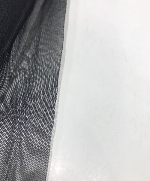 Jean Paul Gaultier FEMME（ジャンポールゴルチエ フェム）Jean Paul GAULTIER FEMME (ジャンポールゴルチェフェム) ベルトマークパワーネットノースリーブ ブラック サイズ:40の古着・服飾アイテム