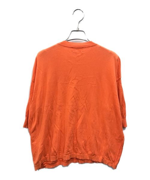 MEYAME（メヤメ）MEYAME (メヤメ) COTTON KNIT TEE オレンジ サイズ:Freeの古着・服飾アイテム
